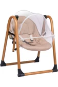 TURHAN BEBE salıncak ana kucağı kolik bebek salıncağı ev tipi salıncak beşik hamak cibinlik hediye - 4
