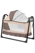 TURHAN BEBE Anne Yanı Sallanır Sabitlenir Fileli Cibinlikli Hamak Beşik + Yatak Hediye - 1