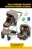 Comfy Luxury Süspansiyonlu Travel Sistem Bebek Arabası " Taşıma Puset" - 1