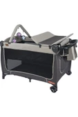 TURHAN BEBE Comfort Oyun Park Beşik Sallanır Cibinlikli Oyuncaklı Alt Açması - 1