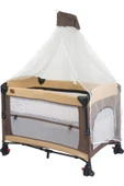 Mamma Maximum Anne Yanı Organizerli Dönenceli Cibinlikli Park Yatak Beşik 70 x 110 cm. - 6