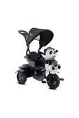 BabyHope Turhan Bebe Çocuk Araç Gereçleri 127 Little Panda Üçteker Gri - 3