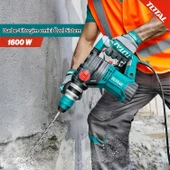 Total TH1163855 1600W SDS Max 6 Kg Kırıcı Delici Darbeli Matkap Hilti Çekiç Güçlü Beton Kırma Delme thumbnail 3