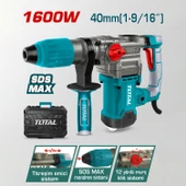 Total TH1163855 1600W SDS Max 6 Kg Kırıcı Delici Darbeli Matkap Hilti Çekiç Güçlü Beton Kırma Delme thumbnail 1