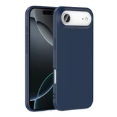 iPhone 17 Air Kılıf Zore Mara Lansman Kapak - Lacivert thumbnail 1