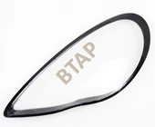 BTAP PORSCHE PANAMERA 2010-2013 SOL SİYAH ÇERÇEVE FAR CAMI 97063115727 - 1