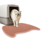 Cattie Taraklı Model Kum Toplayıcı Fonksiyonel Kedi Paspası Pink - Kedi Model L Boy 50-75cm - 4