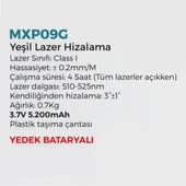 Max Extra MXP09G Lazer Hizalama Cihazı 3.7V 5200mAh Taşıma Çantalı - 3