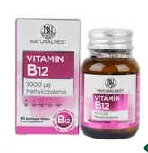 Naturalnest Vitamin B12 60 Dilaltı Tablet İkili Avantaj Paket thumbnail 1