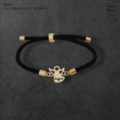 Doğum Ayına Özel 14 Ayar Altın Plakalı Mevlana Figürlü Siyah Örgü İpli Hediye Bileklik-319 thumbnail 1