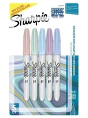 Sharpie Mystic Gems Serisi 5'li Pastel Renkli İnce Uçlu Permanent Marker Kalem Seti - 1