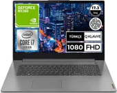 Lenovo IdeaPad 3 17ITL6 82H900BMTX i7-1165G7 8 GB 512 GB SSD MX350 17.3" Full HD Notebook - OUTLET - 1