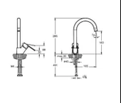Artema Nora S Banyo Bataryası + Lavabo Bataryası + Eviye Bataryası + Doppo Siena Lux Tepe Duş Sistemi thumbnail 7