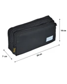 Tebag İki Gözlü Siyah Kalem Çantası - 4