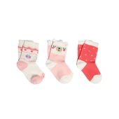 F&F Baby Bebek Çorabı 3 lü Set Uykucu Fairy 0-6 Ay - 1