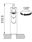 Franke Orbit Doccia Krom Spiralli Mutfak Bataryası - 3