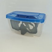 KRAKEN Maske M22 Çerçevesiz Siyah Silikon, Tek camlı thumbnail 3