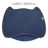 Cattie Taraklı Model Kum Toplayıcı Fonksiyonel Kedi Paspası Navy Blue - Kedi Model L Boy 50-75cm - 2