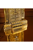 Dini Islami Manevi Hediye Lüks Islami Hediyelik Dekoratif Obje Model Kabe Kapısı Ayetel Kürsi Biblo thumbnail 4