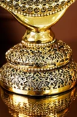 Dini Hediyelik Biblo Allah Muhammed Esmaülhüsna Süs Ikili Dekoratif Lüks Hediye - Ev Ofis Dekorasyon thumbnail 7