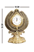 Masa Saati Biblo Lüks Hediyelik Dekoratif Saat Özel Tasarım Figür - 7