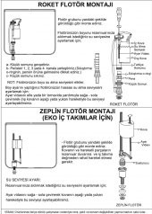Visam Assos İki Kademeli Rezervuar İç Takım Zeplin Flatörlü 607-001 - 2