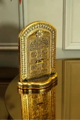 Kurumsal Hediye Lüks Islami Hediyelik Dekoratif Obje Süs Model Kabe Kapısı Ayetel Kürsi Biblo thumbnail 2