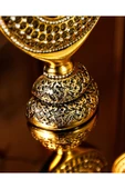 Biblo Hediye Seti Gold Dekorasyon Lüks Aksesuar Hediyelik Obje Lale Esmaülhüsna Allah Muhammed Süs thumbnail 3