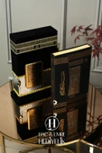 Gümüş Kabe Muhafazalı Kur’an-ı Kerim | Lüks Kabe Desenli Kutulu Kur’an Seti | Hediyelik Kuran Seti thumbnail 1