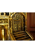 MİHRAP MİNBER MİNYATÜR BİBLO LÜKS GOLD SALON MASAÜSTÜ RAF EV OFİS DEKORASYON ALTIN KAPLAMA SÜS DEKOR thumbnail 5