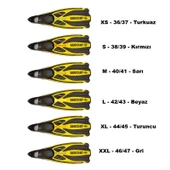 BEUCHAT Palet Kapalı 1DIVE Sarı - 2