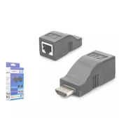 Hadron Hdx1359  30M 4K - 2K - Full HD 1080p  Hdmi Extender Siyah - 1