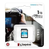 Kingston SDG3-1TB 1TB SDXC Canvas Go Plus 170R C10 UHS-I U3 V30 Hafıza Kartı thumbnail 8