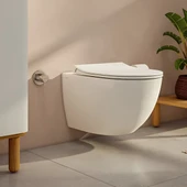 Vitra Sento Rim-Ex Beyaz Asma Klozet 7748B003-0559, Vitra Slim Yavaş Kapak 120-003-009 thumbnail 3