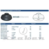 KRAKEN Kuru Elbise Boyun Seal Latex STD Konik thumbnail 2