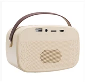 Mikado MD-57BT Endless 5W Bej TF + USB + AUX + BT Destekli 2 Wireless Karaoke Mikrofon 1200mAh - 2