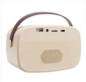 Mikado MD-57BT Endless 5W Bej TF + USB + AUX + BT Destekli 2 Wireless Karaoke Mikrofon 1200mAh - 4