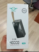 P40 40000 Mah 2.1 A Powerbank Taşınabilir Kablosuz Şarj Cihazı powerbank thumbnail 1