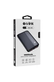 S-Link IP-G10N Siyah Micro+Type C Girişli 10000mAh Taşınabilir Şarj Cihazı Powerbank - 4