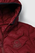 Erkek Çocuk Bordo Logo İşlemeli Mevsimlik İnce Pufa Mont - 3