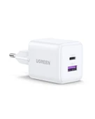UGREEN 30W GaN Hızlı Şarj Cihazı 2 Portlu, 1xUSB-A, 1xUSB-C, Beyaz, 65015 - 2
