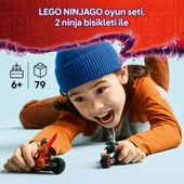 LEGO NINJAGO Kai’nin Motosiklet Hız Yarışı 71838-6 Yaş Üzeri Kız ve Erkek Çocuklar için Kai'nin Yarış Motosikleti ile İf thumbnail 3