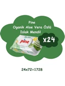 Pine Kapaklı Islak Mendil 1koli (24 Paket) Toplam 1728 Yaprak - 1