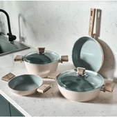 Hisar Cera-Ten 6 Parça Seramik Tencere Seti - 1