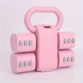 Ayarlanabilir Ağırlıklı Dambıl ve Kettlebell Seti 5,5 Kg Fitness Egzersiz Ağırlık Antrenmanı - 2
