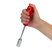 8 mm Lokma Uçlu Tornavida Altıgen Köşeli 23 cm Plastik Saplı 1 Adet 230 mm 23 cm thumbnail 2