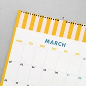 2026 Duvar Takvimi, Aylık Planlayıcı Takvim, 33X48 cm & A4 Takvim, Renkli Soyut Modern Sanat Duvar Takvimi thumbnail 3