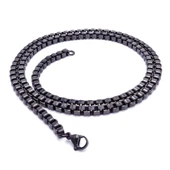 Kare Arnavut Çelik Kolye 4Mm 3183CEK053 thumbnail 3