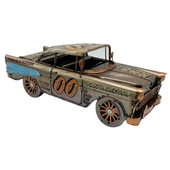 Vintage Koleksiyon Eskitme Chevrolet Belair Nostaljik Metal Araba 31 cm - 1