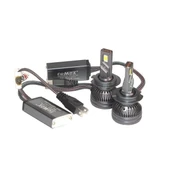 Volvo C70 1996-2005 Kısa Far GT Nano Beyaz H7 Mini Led Xenon Şimşek Etkili 22000 Lümen - 1